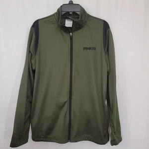 AND1 Trainingsjacke Grün Full Zip Herren Med. Basketball Sportbekleidung EUC - Bild 1 von 10
