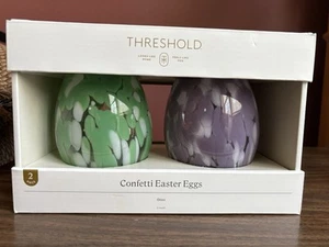 Target Threshold Confetti Glass Easter Egg Boxed Set NEW - Picture 1 of 4