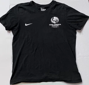 Nike Tee Black - 2016 Copa America Centenario - Short Sleeve Shirt (Size Medium) - Picture 1 of 8