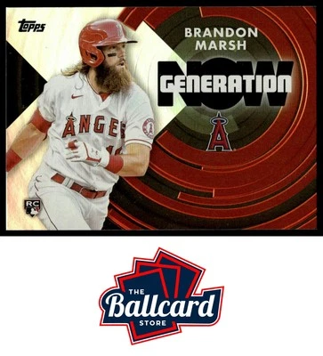 2022 Topps #GN-31 Brandon Marsh Generation Now - Image 1 of 2