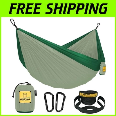Lightweight Double Hammock for Backpacking - 500lbs Capacity - Image 1 of 4