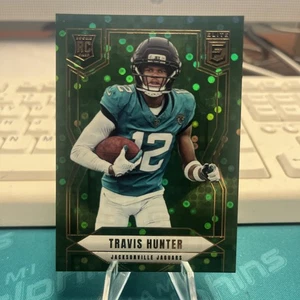 2025 Panini Donruss Elite - Rookies Travis Hunter #114 Green Disco (RC) - Picture 1 of 2