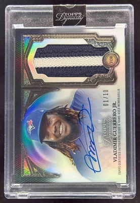 2023 Topps Dynasty Autographed Patch #DAP-VG1 Vladimir Guerrero Jr. Auto /10 - Image 1 of 2