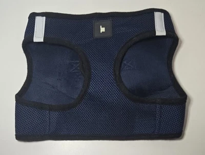 London Fog Step-In Dark Blue & Black Mesh Dog Harness Size XL  - Image 1 of 4