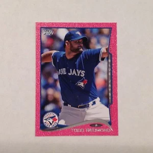TODD REDMOND #84 BLUE JAYS 10/25 MADE Pink parallel SP 2014 Topps Online Mini - Picture 1 of 1