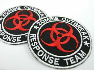 Zombie Outbreak Response Team para planchar / coser - 4 insignias bordadas - Imagen 1 de 1