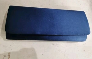 Pink evening bag Satin NAVY CLUTCH BAG BNWT & SHOULDER STRAP - Picture 1 of 11