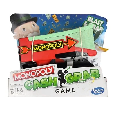 Hasbro Monopoly Grab Game  Fun Interactive Money-Blasting Family Game - Image 1 of 4