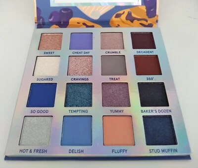bh Cosmetics Weekend Vibes Blueberry Muffin 16 Color Eyeshadow Palette, NIB - Image 1 of 4