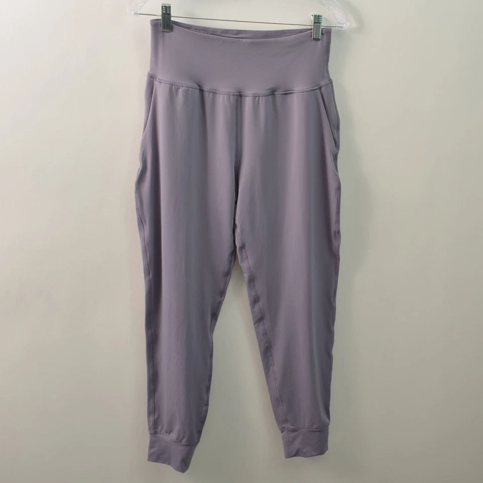 Under Armour Meridian Joggers Yoga Pants Womens Medium Purple Pockets Cropped - Image 1 of 4