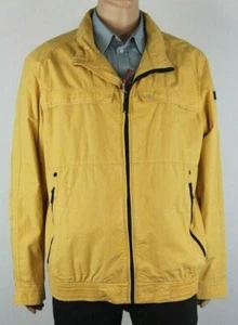REDPOINT Herren Jacke Bomberjacke Baumwoll Yellow Wascheffekt Größe 66 NEU HA105 - Bild 1 von 6