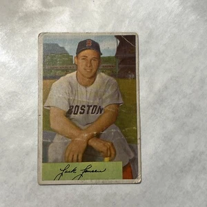 1954 Bowman Set-Break # 2 Jack Jensen Vintage Baseballkarte (geknickt) Ptd. In USA - Bild 1 von 13