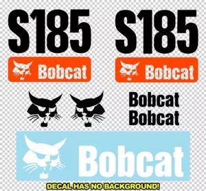 Bobcat S185 Skid Steer Set Vinyl Decal Sticker - Picture 1 of 4