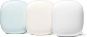 Google Nest WiFi Pro 6e AXE5400 Wireless Tri-Band Gigabit Mesh Router - 3 Pack - Picture 1 of 10