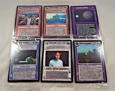STAR WARS CCG THIRD ANTHOLOGY 3 COMPLETE SET OF ALL 6 DIFFERENT FRONTAGE PACKS - Image 1 of 3