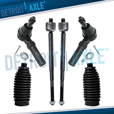 Tierods interiores exteriores + kit de arranque para Chevy Equinox GMC Terrain 2010 2011-2017 2,4 L Foto 1 de 4