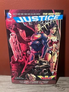 JUSTICE LEAGUE: TRINITY WAR (Hardcover) New 52, Dust Jacket, Geoff Johns - Picture 1 of 5