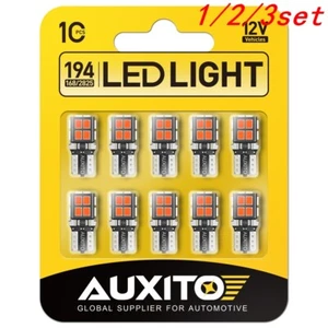 Pure Red LED Inner Tail Light Bulbs Super Bright 2825 168 194 175 2821 T10 - Picture 1 of 23