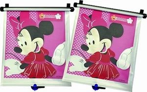 PANTALLAS UNIVERSALES PARA COCHE DISNEY TOMY VENTANA TRASERA (Minnie Mouse) (Material de malla) 2 piezas - Imagen 1 de 1