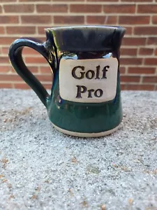 Taza de golf PRO cerámica azul/verde hierba 5 pulgadas - Imagen 1 de 5