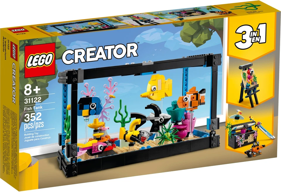 LEGO CREATOR 31122 - 3 In 1 Fish Tank -  Brand New In Sealed Box - RETIRED! - Image 1 of 1