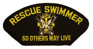 USN NAVY USCG GUARDIA COSTIERA USMC PATCH NUOTO SALVATAGGIO MARINA AST SAR SALVATAGGIO - Foto 1 di 1