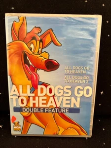 Double Feature All Dog Go To Heaven 1 & 2 DVD Sealed 1996 Rated G - Picture 1 of 3