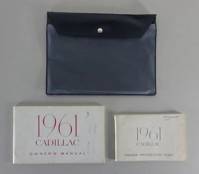 Wallet + Proprietario´S Manuale Cadillac 62/ Coupé/ Sedan Deville From 1961 - Immagine 1 di 4