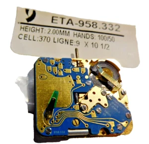 ESA 958-332 UHRWERK GEBRAUCHT FÜR TEILE ODER REPARATUR. 7 Juwelen - Bild 1 von 2