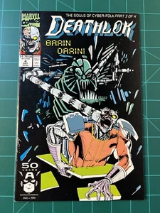 Deathlok #4 (1991) Marvel Comics Vol 2 Cybernetic Superhero VF High Grade - Picture 1 of 11