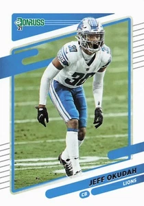 2021 Donruss #172 Jeff Okudah - Bild 1 von 2