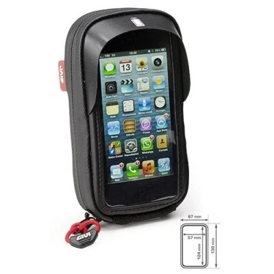 GIVI Tasche S955B Smartphone Tasche mit Sonnenschutz + Spiegel-Halterung  B-Ware - Bild 1 von 3