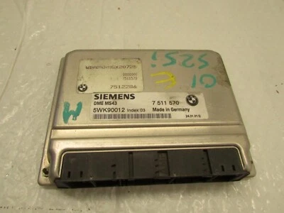 2001-2003 BMW 525I ECU ENGINE CONTROL UNIT MODULE OEM 7511570 - Image 1 of 4