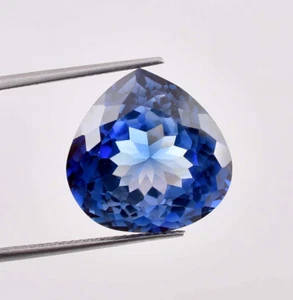 AAA+ Flawless Natural 6 x 6 mm Royal Blue Ceylon Sapphire (GIT Certified) - Bild 1 von 7