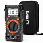 KAIWEETS Digital Multimeter with Case Automotive Battery Test DC AC Ohm Amp Test