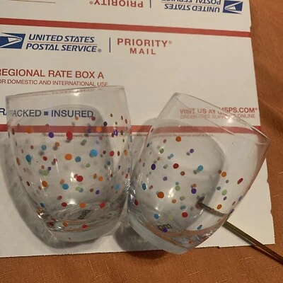 Два ярлыка в горошек питьевые стаканы стаканы держит 1 чашку жидкости A1 ручной стирки - Изображение 1 из 4