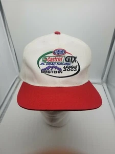 Castrol GTX Snapback NHRA 2002 Hat Cap Adjustable One Size Fits Most Snapback - Picture 1 of 6
