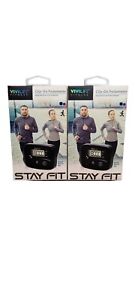Vivi Life Fitness Clip On Pedometer 2 Pack  Stay Fit Free Shipping
