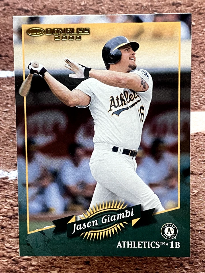 2001 Donruss 2000 Retroactive Jason Giambi #49 - Image 1 of 2