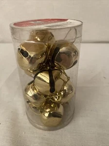 Adorno de campana Home Accents HolidayChristmas de 1,4"" dorado 12 piezas NUEVO - Imagen 1 de 4