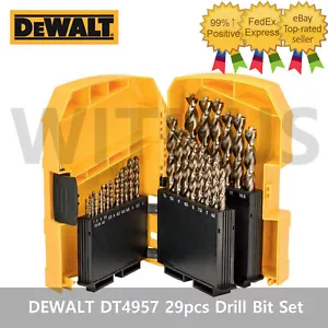 DeWALT DT4957 29pcs Drill Bit Set 8% Cobalt HSS-CO Bits for Metal - Tracking_ - Picture 1 of 5