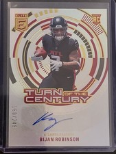 2023 Elite Turn of the Century Autographs #3 Bijan Robinson RC /249 CAR
