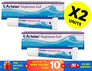 ARTELAC Nightime Gel Eye Lube Prevents Dryness Moisturizing Protective 10g (X 2) - Picture 1 of 6