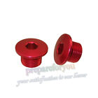 Red DNM Front Fork Axle Bolt Nut Cap For X260 X160 Surron Light Bee X