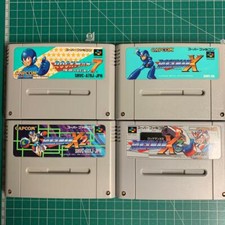 Rockman X X2 X3 and 7 Nintendo Super Famicom SNES Mega Man Japan Version Tested