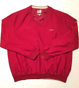 Callaway Golf Sport Outwear Thomson rot V-Ausschnitt Herren Pullover Windbreaker Gr. XL - Bild 1 von 13