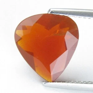 2.80Cts Excellent Natural Orange Color Mexican Fire Opal Pear Shape Collection - Picture 1 of 4