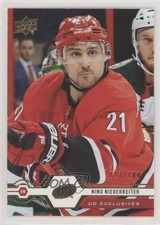 2019-20 Upper Deck UD Exclusives /100 Nino Niederreiter #56