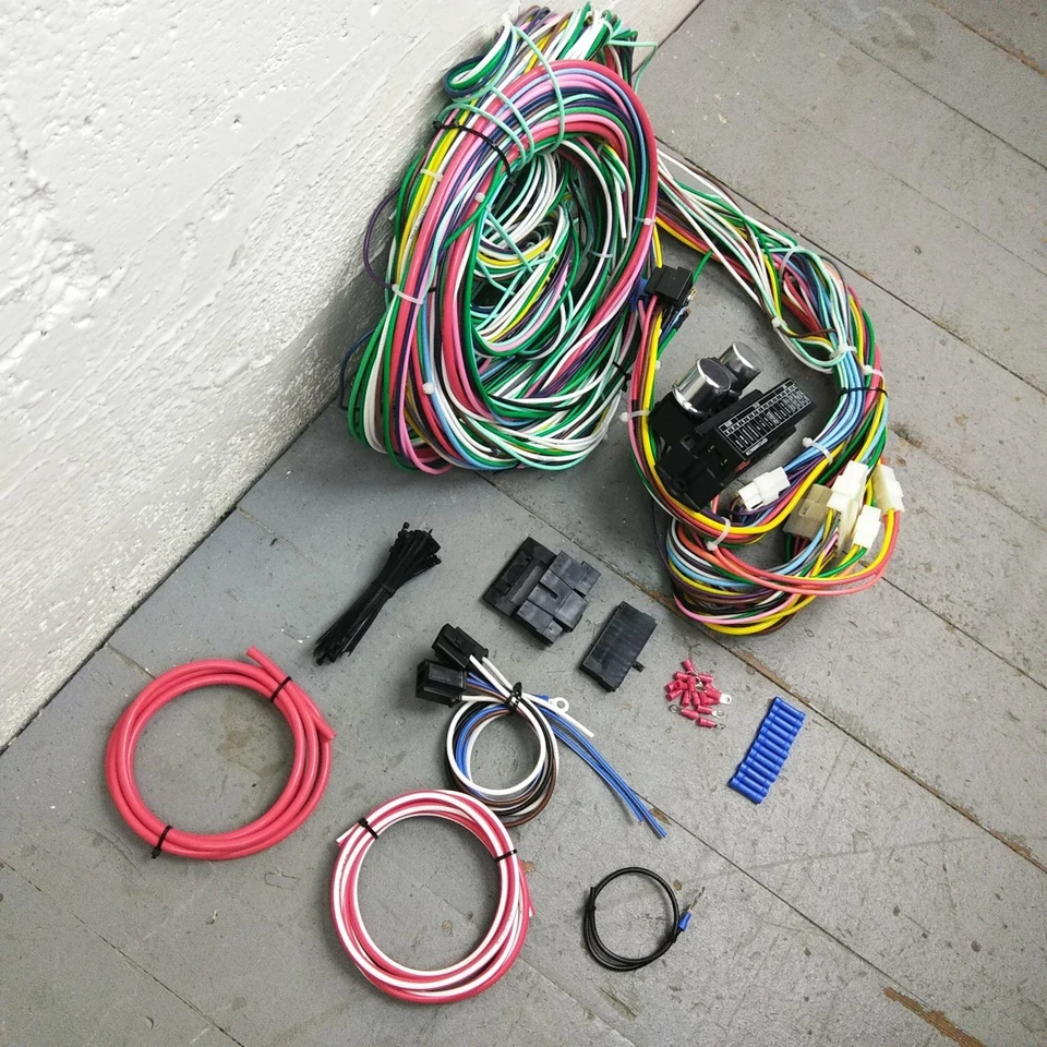 Kit de actualización de arnés de cables serie D 1936-1938 se adapta a camioneta completa de fusible sin dolor Foto 1 de 4