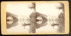 France, Dordogne, Photo STEREO vintage citrate print c.1890 - Picture 1 of 2